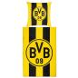 Preview: Borussia Dortmund BVB Bettwäsche Blockstreifen 135 x 200 cm